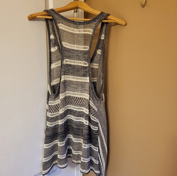 Free People. Long tank / minidress / vest / coverup. Knit in neutral tones. NWOT - Picture 4 of 8